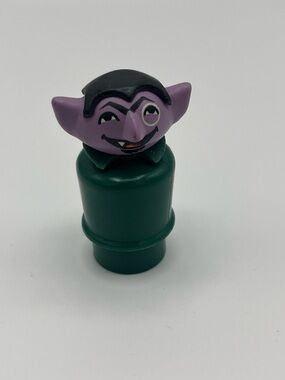 Vintage Fisher Price little people The Count for Sesame Street